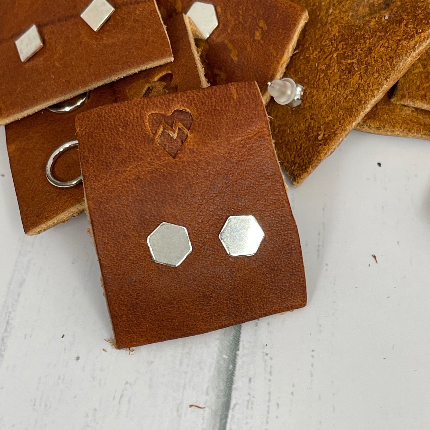 Hexagon Studs