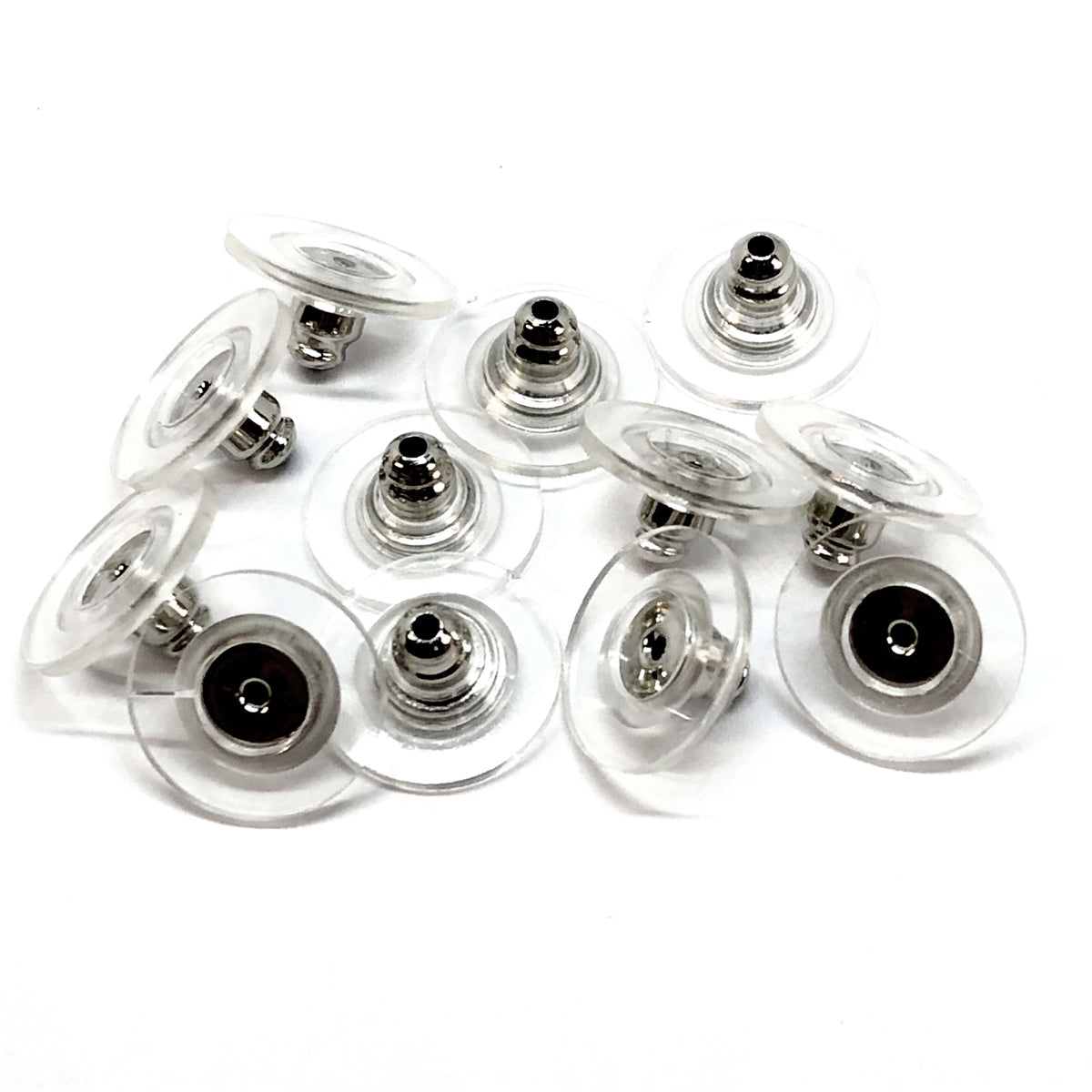 Solutions Mixed Metal Replacement Earring Backs, Wing Back Style, 24 Pieces